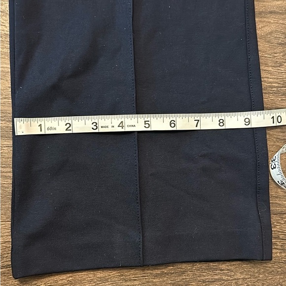 NWT! Banana Republic Navy Blue Crop Flare Everywhere Ponte Pant - Multiple 💛 - Picture 10 of 10